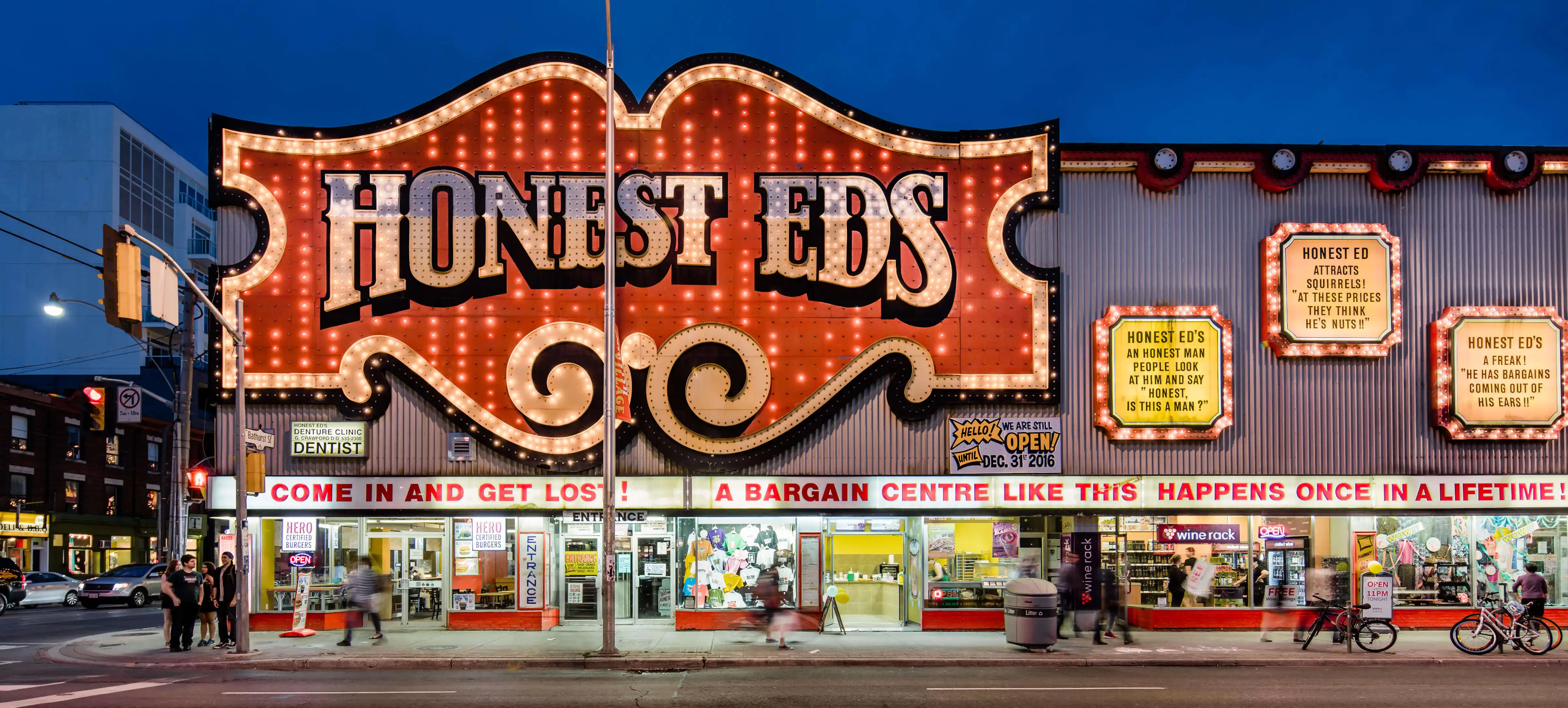Image of HONEST EDS which is name of a building