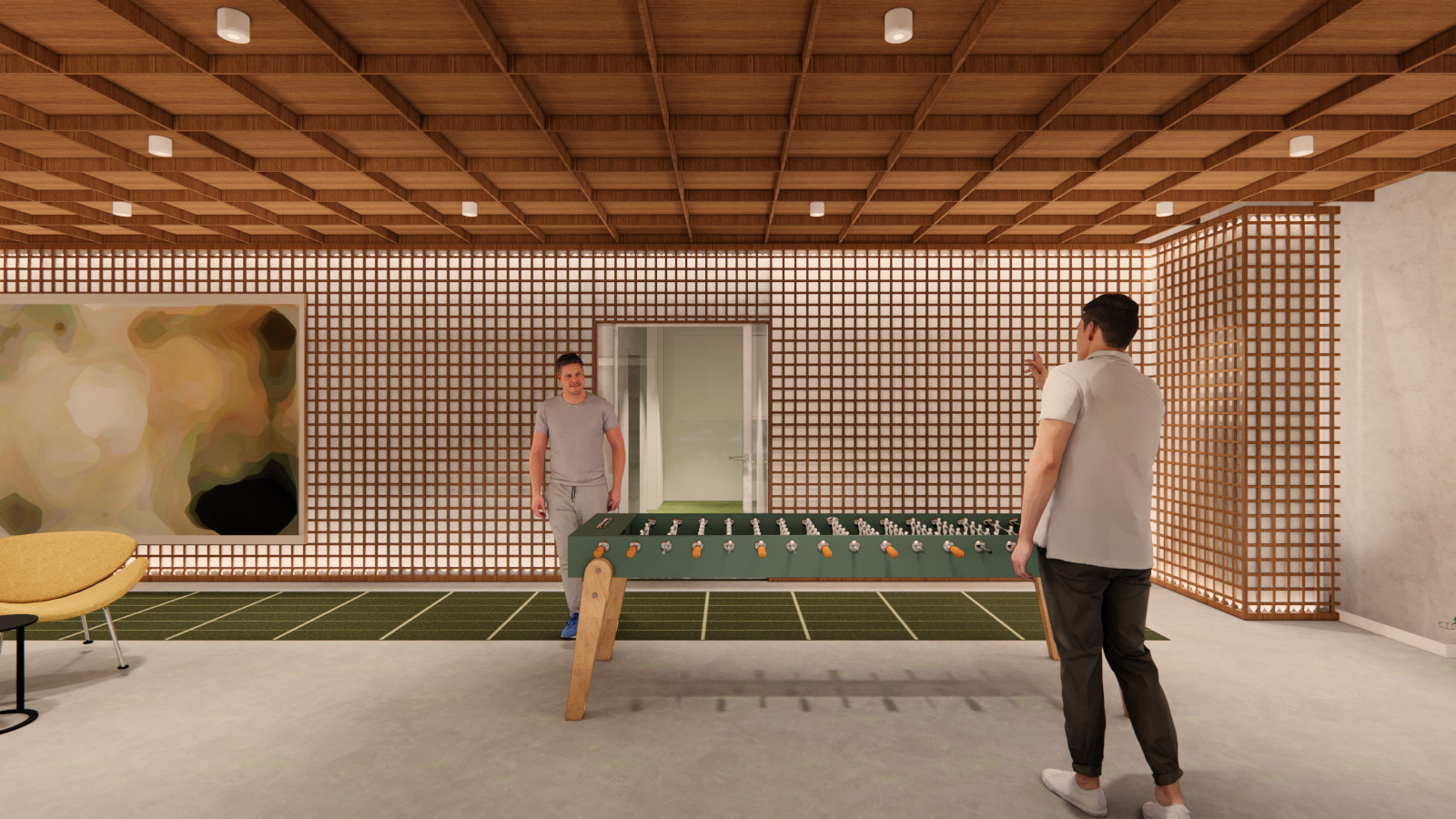Architecture Concept: Extra Long Foosball Table