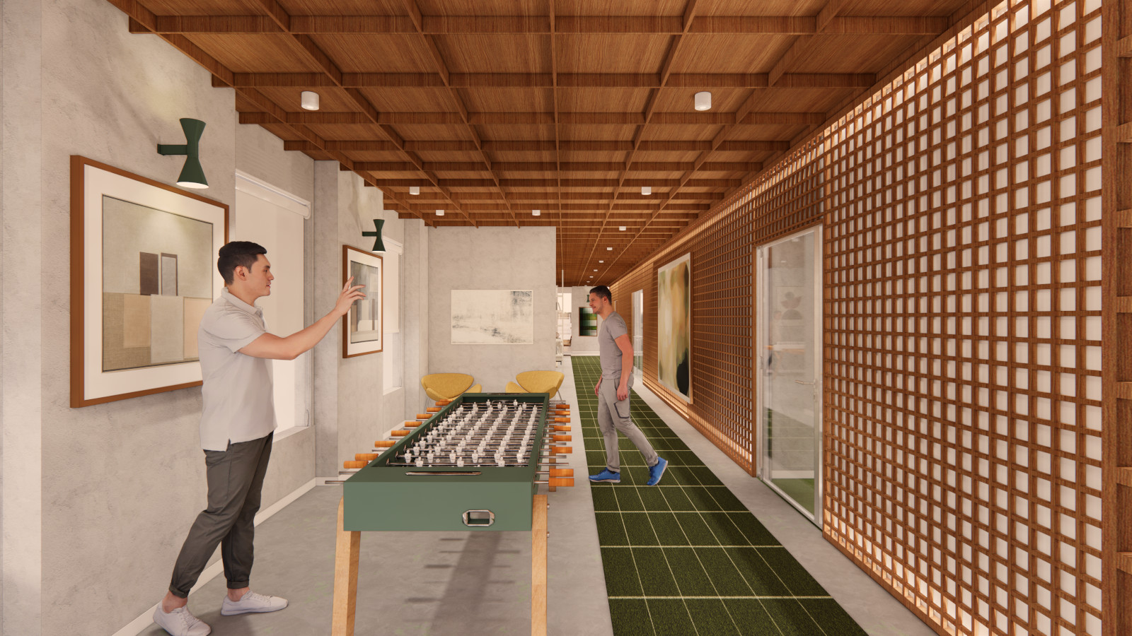 Architecture Concept: Extra Long Foosball Table